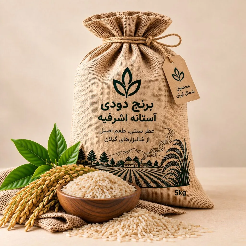 برنج دودی آستانه اشرفیه